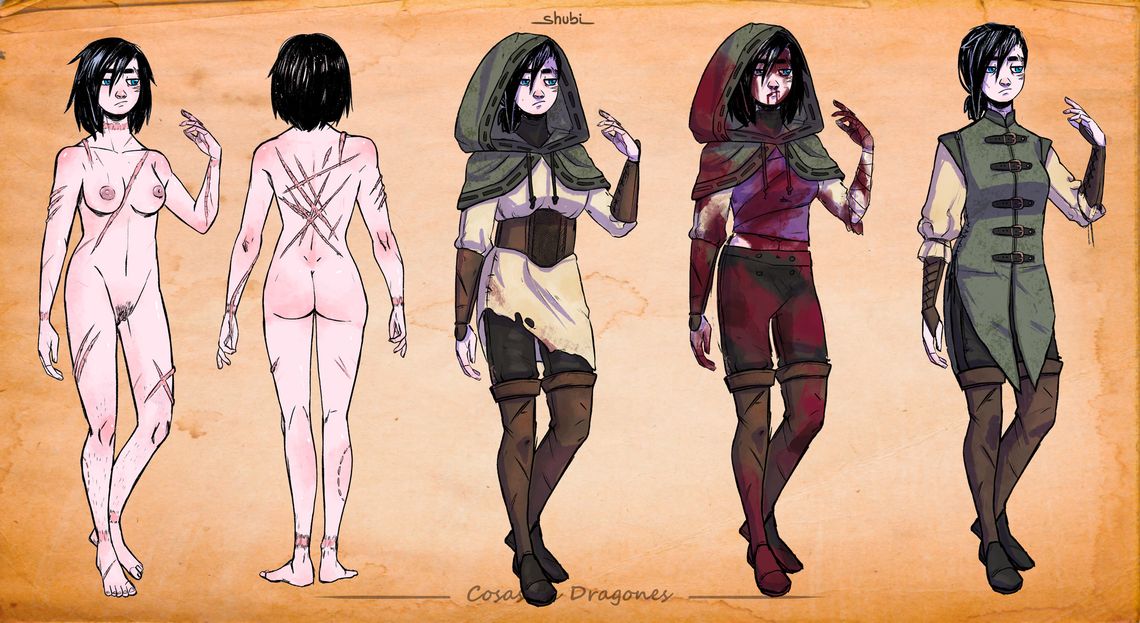 Diseño de Selena en varias versiones