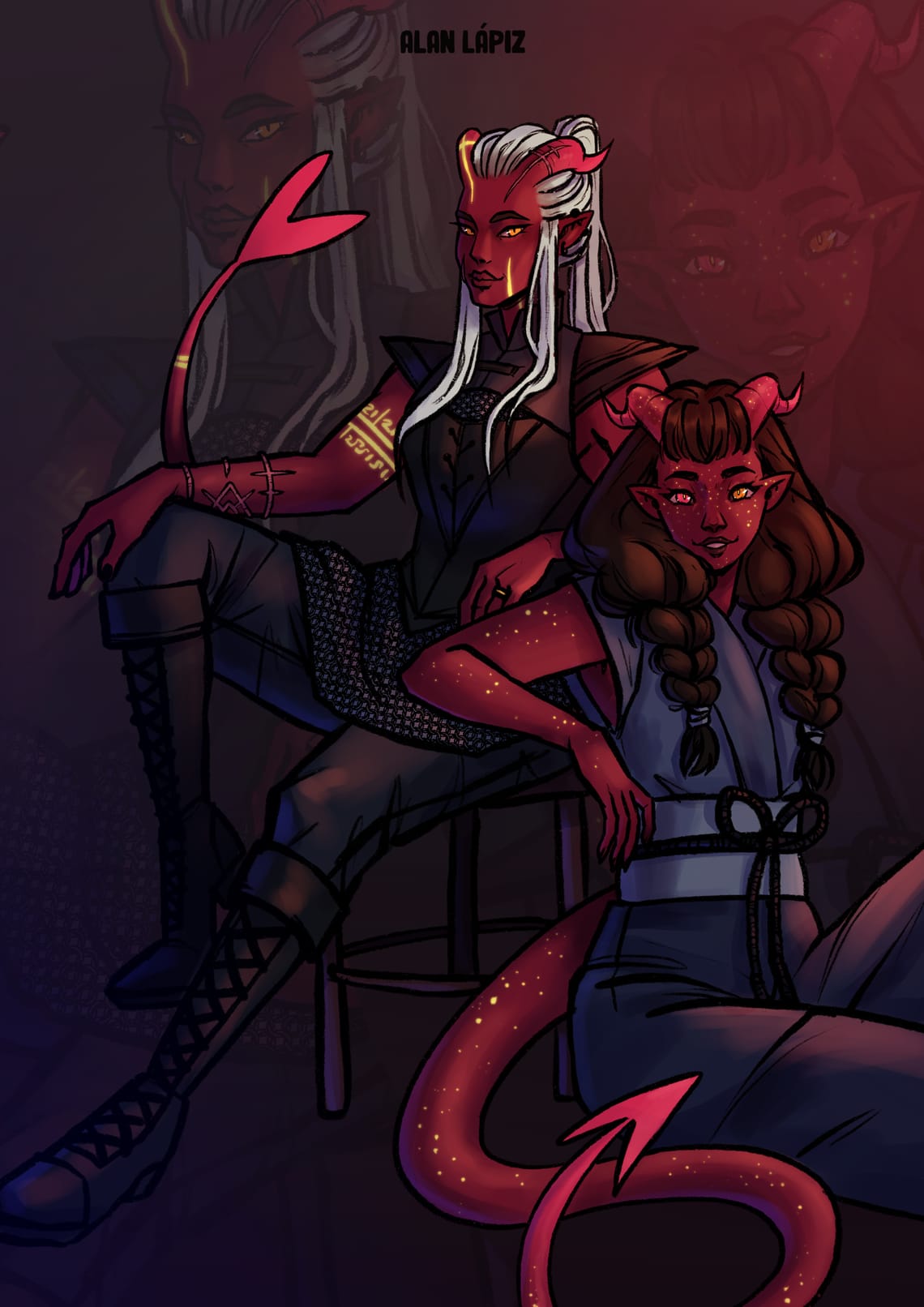 Shirogane y Moira post campaña