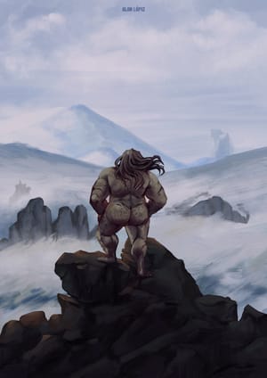 Kildrak en un mar de nubes