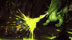 Pelea contra el dragon verde